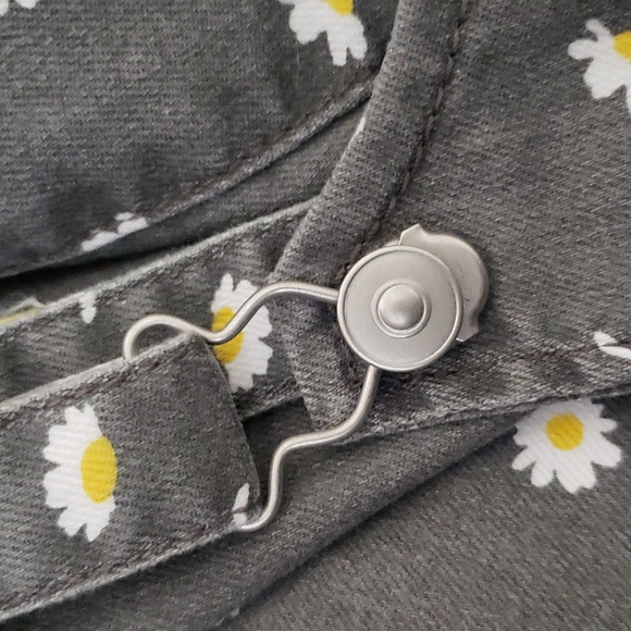 Little Girls Floral Overall Dress NWT - Picture 3 of 3